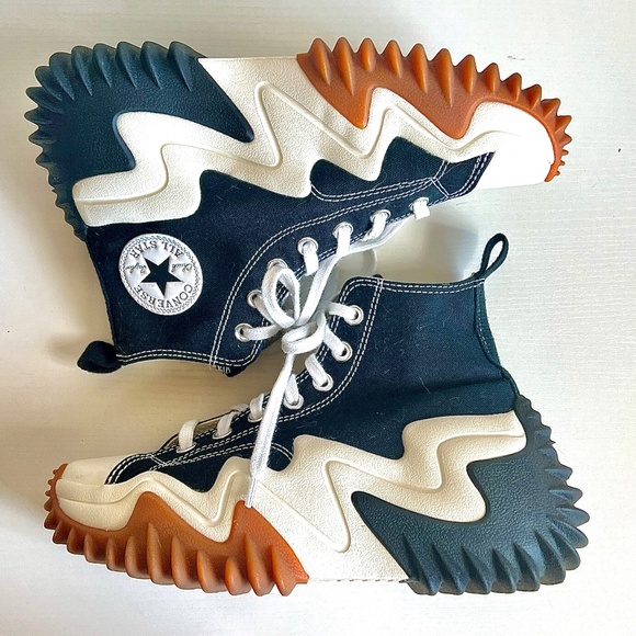 Converse Run Star Motion CX High Top Platform | Black & White | Women’s 7.5 - Picture 5 of 7